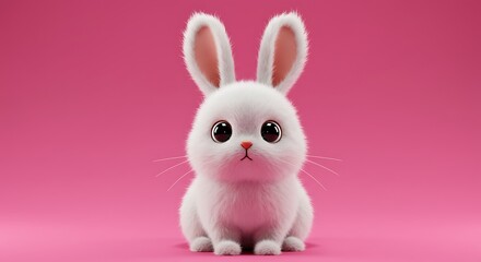 Obraz premium Pink Dreams, Fuzzy Heart AI Generated