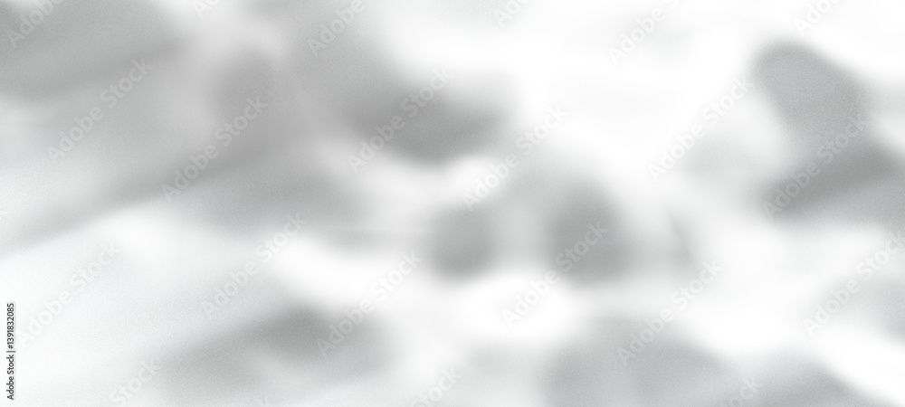 Aufkleber an abstract background with an organic shadow cast over a white textured wall