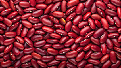 Close-Up of Fresh Red Kidney Beans