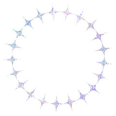 ホログラム_フレーム_四芒星