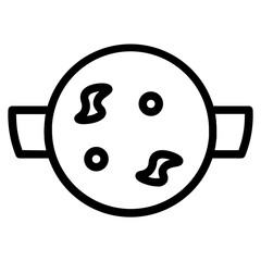 Macaroni Cheese Food Line Icon