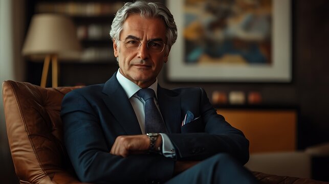 determined european business boss entrepreneur and company director in formal professional attire portrait highlighting career success executive power and strong leadership mindset