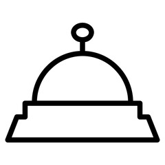 Dinner Dish Food Line Icon