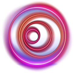 Vibrant Glowing Circle