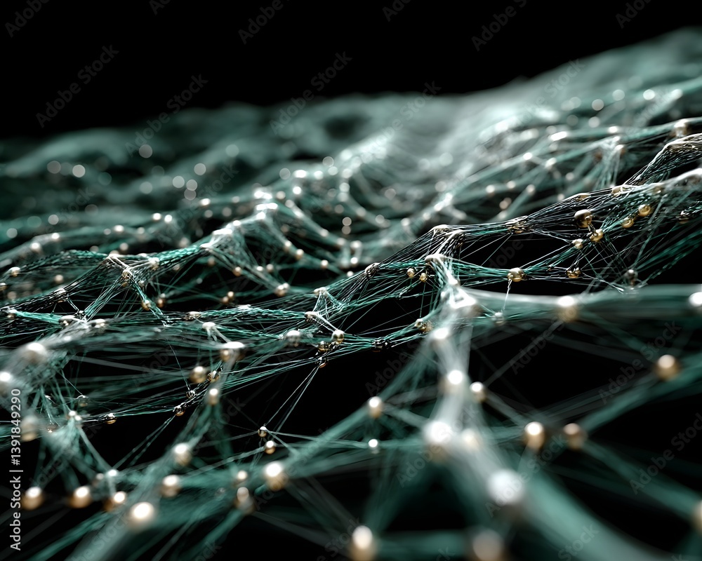 Poster hyper-detailed tokenization grid, digital segments being parsed by llm in real-time, vibrant interfa