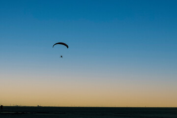 Adventure Parasailing Over the White Salt Desert at Rann of Kutch