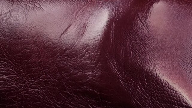 Rotation of natural leather texture background. Background for advertising the production of natural leather products such as shoes, bags, wallets