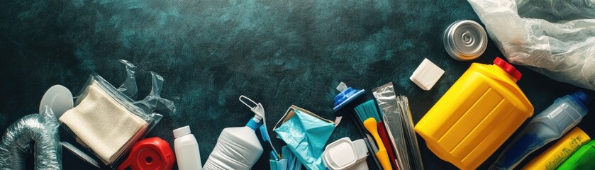 Assorted household waste