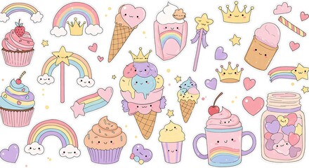 Rainbow Sweet Dreams AI Generated