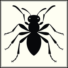 Ant Silhouette, Insect Icon