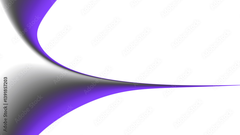 Poster blurred transparent gradient background. elegant purple wavy line on transparent png overlay backgro