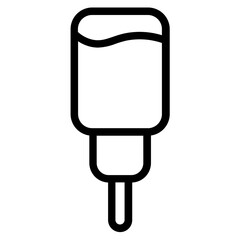 Blood Drip Infusion Line Icon