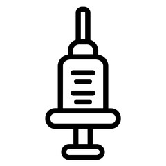 Injections Liquid Medicine Line Icon