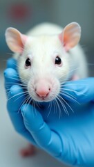 Fototapeta premium hamster in a glass