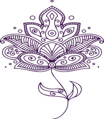 Beautiful Mandala Art and Vector Mandala Design Image.