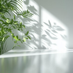 green leaves on the wall