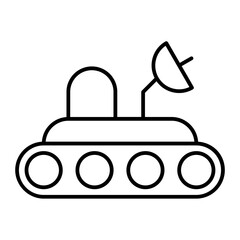moonrover outline icon