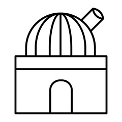 observatory outline icon