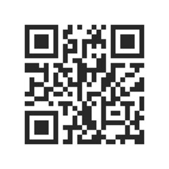 QR code icon transparent png. vector