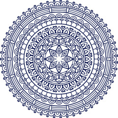 Beautiful Mandala Art and Vector Mandala Design Image.