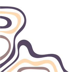 Obraz premium Corner Topography Pattern