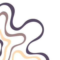 Fototapeta premium Corner Topography Pattern