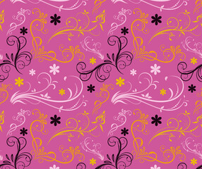 This girls&rsquo; fabric design features a cheerful and delicate blend of pastel colors with playful motifs such as florals, polka dots, butterflies, and hearts. 