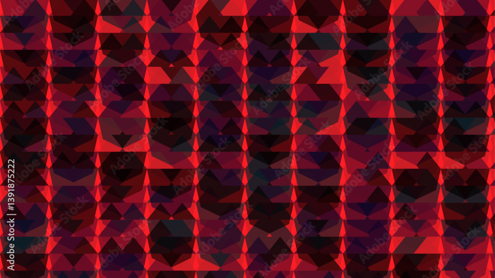 Poster abstract colorful seamless geometric pattern polygon mosaic vector background illustration. modern g