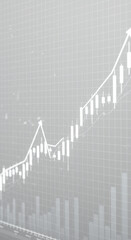 Uptrend Chart: Investment Growth, Market Analysis, Financial Success, Stock Market, Business Strategy, Candle Stick Chart Analysis.