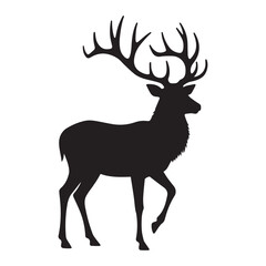 deer silhouette vector
