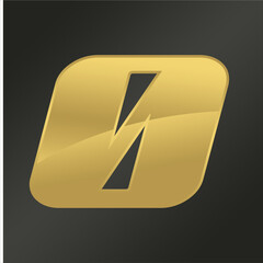 Glossy Metal Number 0 Effect Golden Race