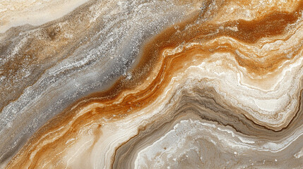 Obraz premium Patterned sand from gentle wind top-down view