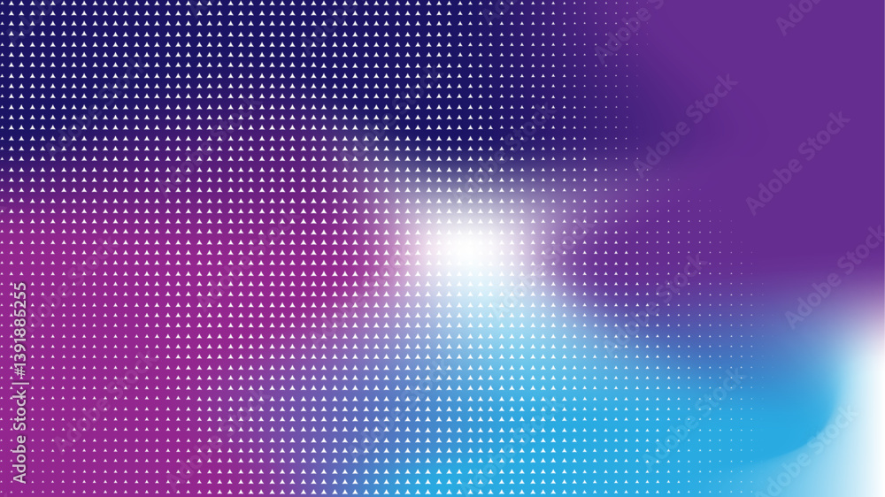 Aufkleber abstract blue and orange gradient mesh background with halftone pattern. modern background for techn
