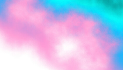 Pink abstract fog. Pink and blue cloudiness, mist or smog moves on transparent background. Beautiful swirling pastel noise smoke.