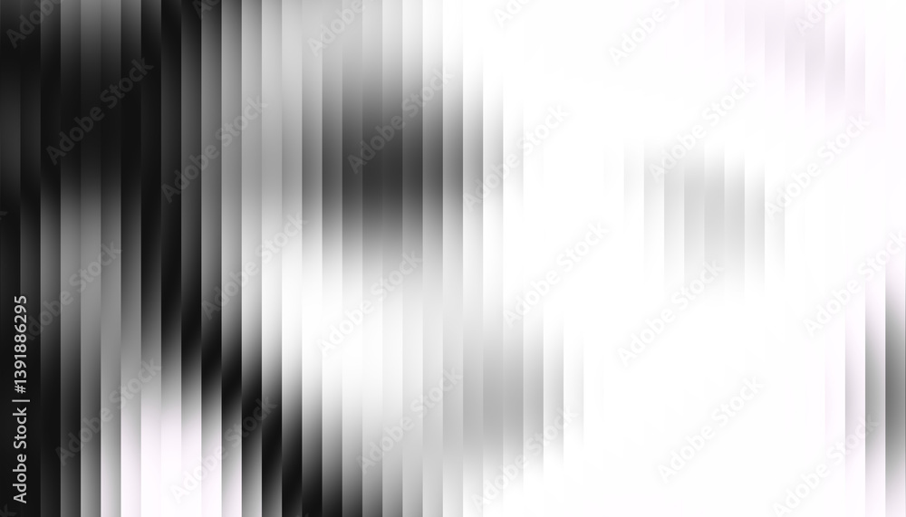 Poster fractal glass gradient texture. reed vertical lines patterned glass, overlay with transparent backgr