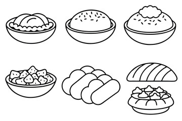  Banh Mi Line Art Captures The Essence Of Vietnamese Street Food.eps