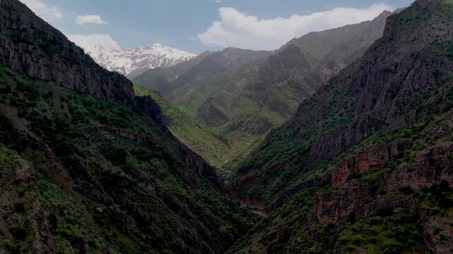 Nature and Glaciers on the Way to Cilo Mountains &ndash; Aerial Drone Footage from Hakkari