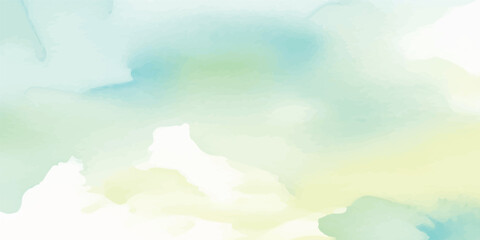 Fototapeta premium Abstract Watercolor Texture Depicting Calm Ocean Waves in Blue and White for Use in High-End Background Design, Modern Coastal Decor, Digital Art Resources, and Stationery Templates