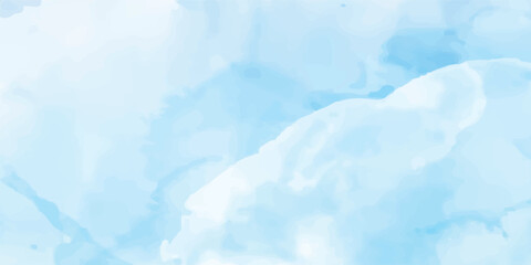 Abstract Water-Inspired Background with Soft Flowing Ocean Waves in Gentle Watercolor Blue and White Shades, Ideal for Luxury Branding, Relaxing Design Themes, and Coastal Art Applications