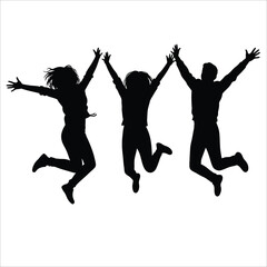 Best Friends Silhouette, Friendship Silhouette, Best Friends Art, Friends Vector, Best Friends Clipart, Best Friends Icon, Friends Illustration, Friendship Design, Silhouette of Friends, Friends Outli