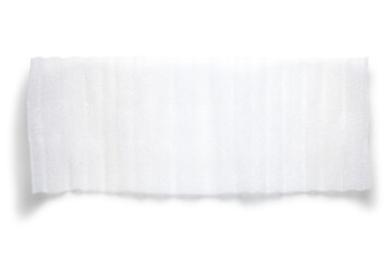 Polystyrene foam. Packaging material shockproof ​for ​fragile parcel