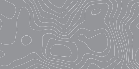 Abstract Black and White Wave Topographic Map Contour with Landscape Terrain Texture Grid for Use in Digital Design, Geospatial Mapping, and Modern Cartography Projects