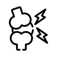 knee line icon
