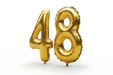 Gold Balloons Celebrate 48th Anniversary