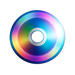 Iridescent Disc: A Spectrum of Color and Light