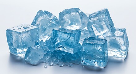 Fototapeta premium Frozen Serenity AI Generated
