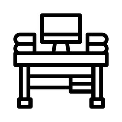 desk line icon