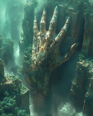 Divine Guardian in a Dreamlike Battle