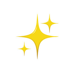  Shiny Star Icon Vector Illustration