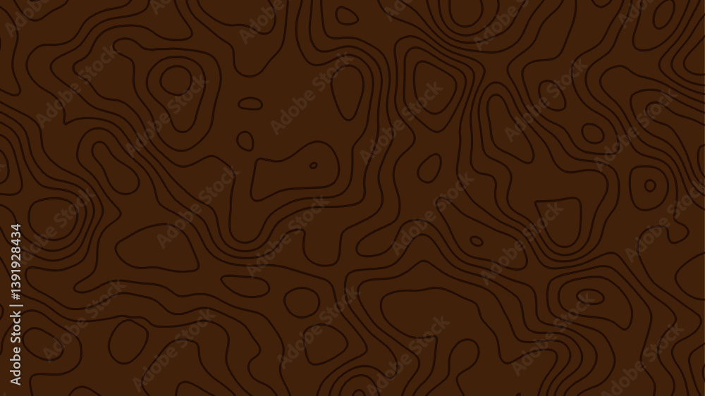 Poster abstract topographic contours map background. vector geographic contour map. geographic mountain ter